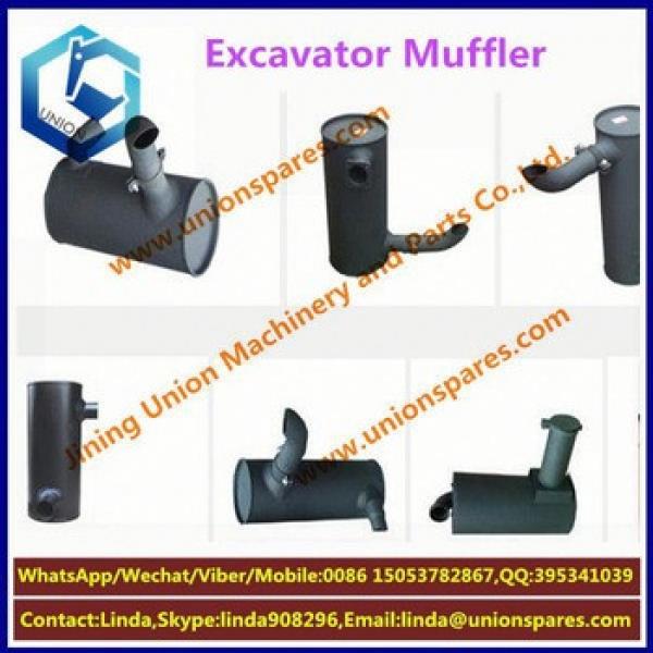 Factory price S60A2 Exhaust muffler Excavator muffler Construction Machinery Parts Silencer #5 image